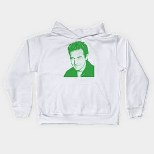 (23) art drawing - greensolid style Kids Hoodie